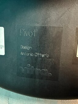 Barová židle VITRA Pivot šedá - 6