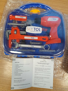 Sada dětského nářadí kufřík SIXTOL set Kids 12 NOVÉ vrtačka - 6