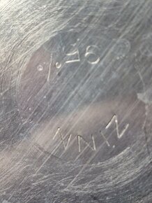 Korbel keramický s cínovým víkem- jeleni - 6