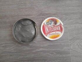 Inteligentní plastelína - Třpitivý bronz a Grafitová metalic - 6