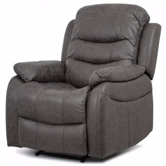 Polohovací křeslo TV-4086 hnědá, šedá  látka - 6