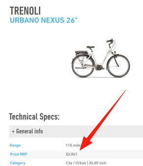 Dámské městské elektrokolo Trenoli / Bosch středový pohon - 6