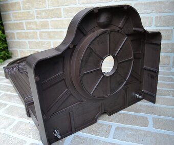 Zahradní kovová výlevka - kašna 82 cm - hnědá AKCE - 6