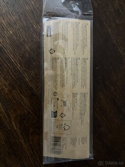 Nový kovový černý držák na toaletní papír JYSK - 6