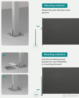 Boční markýza 140x300cm - 6