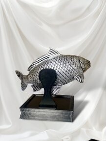 Stříbrná dekorativní soška Kapra - 6