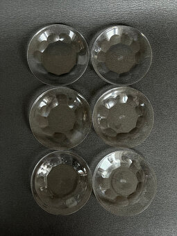 Moser 6x křišťálový talířek 16 cm, papežský brus - 6