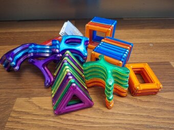 Magnetická stavebnice Powerclix 50 ks - 6
