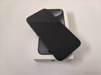 apple iphone 15 PRO 128gb Black Titanium / Batéria 90% - 6