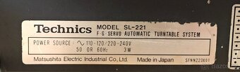 Gramofon Technics SL-221 ( 1978) - 6