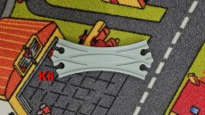 Vláčkodráha Brio, Lidl, Ikea - křížení kolejí - 6