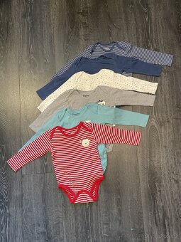 BODY dl. rukáv/vel. 86-92/6 ks - 6