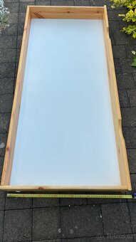 Dřevěný šuplík pod postel s kolečky - 6