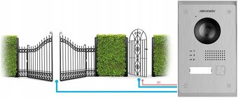 Nové HIKVISION KIS703Y 2drát sada interkom + dveře + vrata - 6