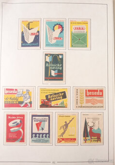 Album 363 zápalkových nálepek Slovensko 1961–1963 - 6