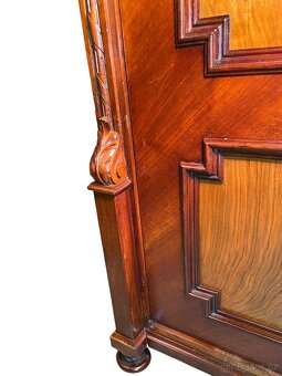 Starožitná šatní skříň - historismus - 6