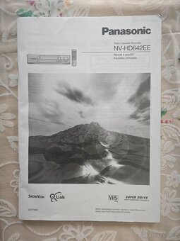 Video VHS kazety 18ks, Panasonic dálkové a návod - 6
