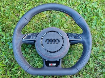 VOLANT AUDI KOŽENÝ MULTIFUNKCNY s AIRBAGOM - 6