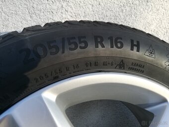 alu VW Golf 7,Sportsvan,zimní 205/55/16 Continental - 6