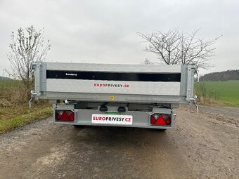 Přívěs - třístranný sklápěč, 3500kg - 6