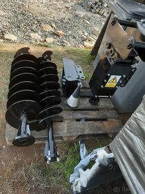 Kuželová štípačka půdní vrták míchačka na minibagr - 6