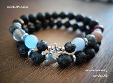 Minerální náramek se srdíčkem Valentýn Vánoce dárek - 6