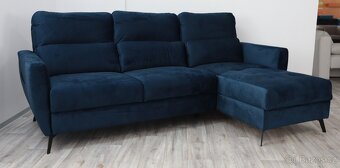 Luxusní rohová sedací souprava rozkládací Berlin - 6