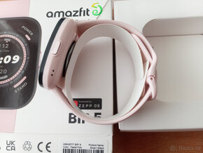 Nové nepoužité hodinky Amazfit Bip 5 Pink - Růžové - 6
