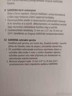 Gardena zahradní sprcha - 6