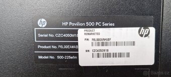 Počítač HP Pavillion PC500 series - 6