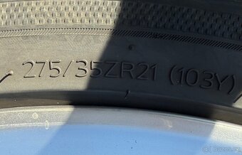 Alu kola 5x112 r21 Audi s pneu letni 275/35 r21 - 6