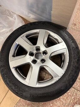 Originál Alu kola Audi 5x112 r17 - letní pneu Continental - 6