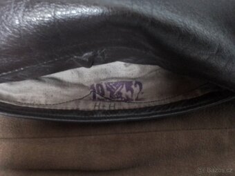 Kožený vojenský plášť - 6