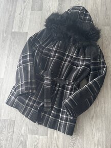 Kašmírový káro kabátek - 6