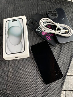Apple Iphone 15 - 128GB - BLACK - UŽASNÝ IPHONE - 6