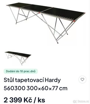 Tapetovací stůl - 6