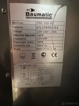 komínová Digestoř nerez Baumatic F60 - 6