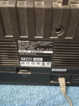 Kazeťák Sharp -double cassette - 6