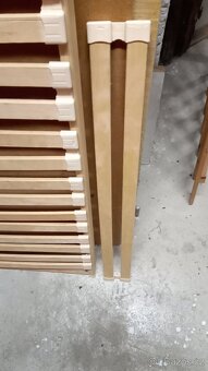 kovová postel 90x200 s lamelovým roštem - 6