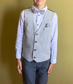 Společenská vesta pro kluka 10 let - 6