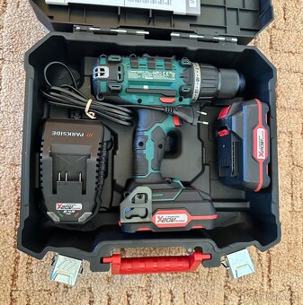 Parkside Aku vrtačka |2x baterie, nabíječka - 6