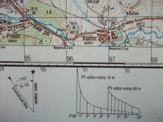 Profesionální mapa ČSLA Blovice Vojenský prostor Jínce - 6