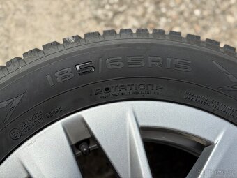 Prodám kola s celoročními pneumatikami 185/65 R15, 5x100 R15 - 6