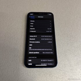 iPhone 12 mini 128GB modrý, pěkný stav, 12 měsíců záruka - 6