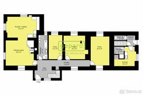 Vícegenerační dům 332m2,se 4 byty , stodolou 81m2,, hospodář - 6