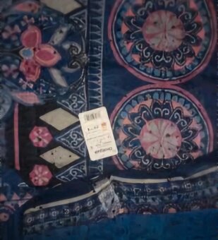 Desigual nový dámský značkový šátek šála modrý s mandaly - 6