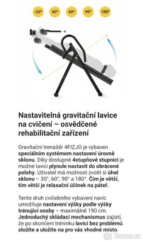 Gravitační lavice - 6