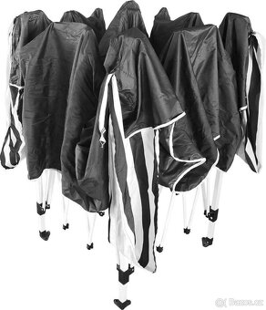 Skládací nůžkový zahradní párty stan 2 bočnice ,nepoužitý , - 6