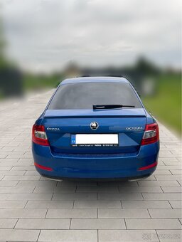 Škoda Octavia 3, 2.0 TDI 110 kw - sedan - modrá, tažné - 6