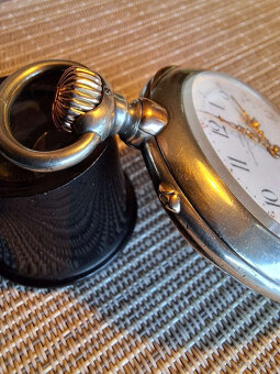 krásné kapesní hodinky ASSMANN GLASHÜTTE, originální, stříbr - 6